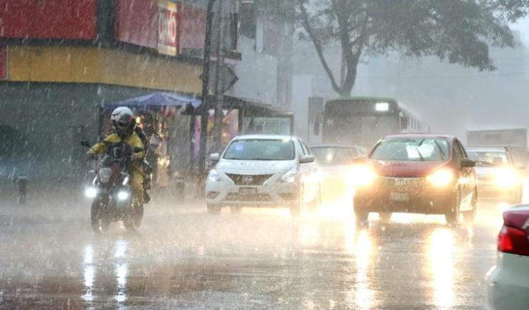 Se prevén lluvias fuertes a muy fuertes para este domingo en algunas zonas de Tabasco