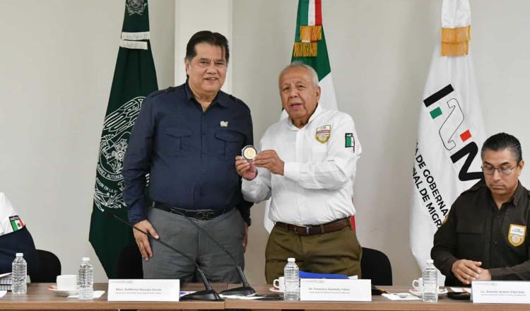 Visita Tabasco comisionado del INM para evaluar Oficina de Representación