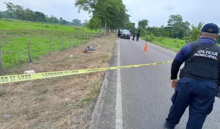 Hallan dos cuerpos embolsados en Cunduacán