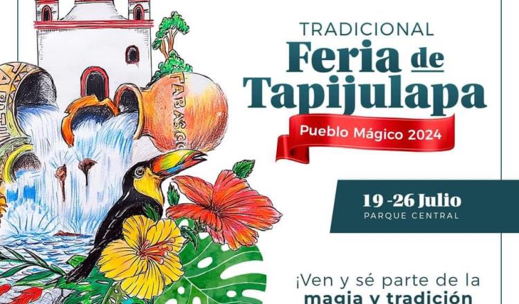 El 19 de julio arranca la Feria Tapijulapa 2024 