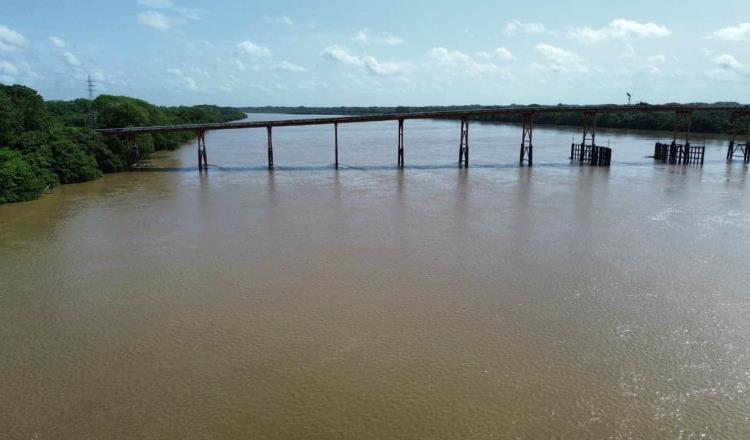 4 ríos se mantienen por arriba de su nivel de desbordamiento en Tabasco