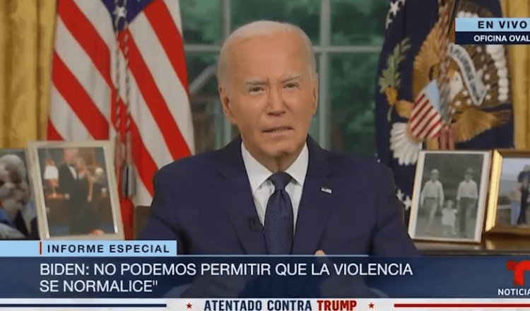 Pide Biden resolver diferencias "en las urnas, no con balas"