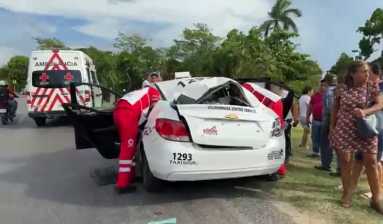 Fallece joven en Gaviotas tras choque entre taxi y un auto particular