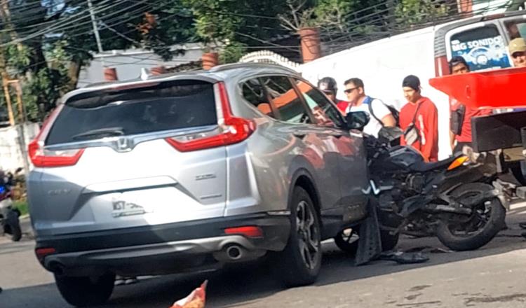 Se registran 2 accidentes en Comalcalco; en ambos hay motociclistas involucrados