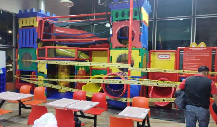 Caída de juegos infantiles en restaurante de CDMX deja 6 niños heridos