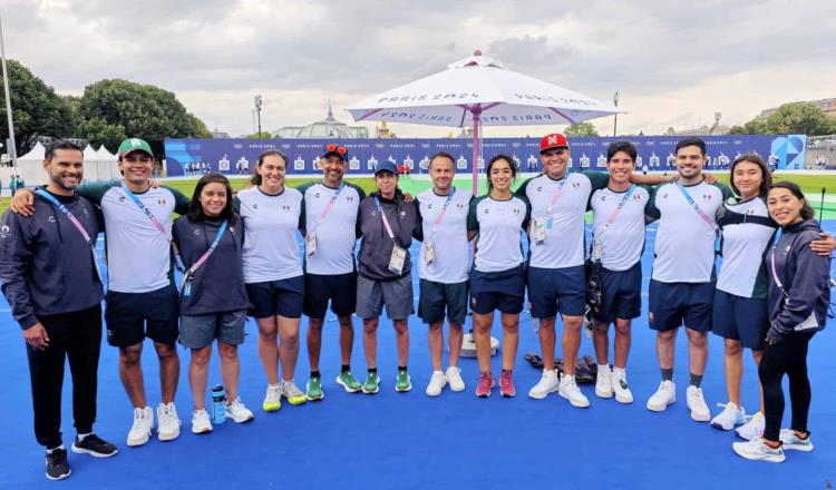 Equipo mexicano de Tiro con Arco ya entrena en París previo a debut en Olímpicos 2024