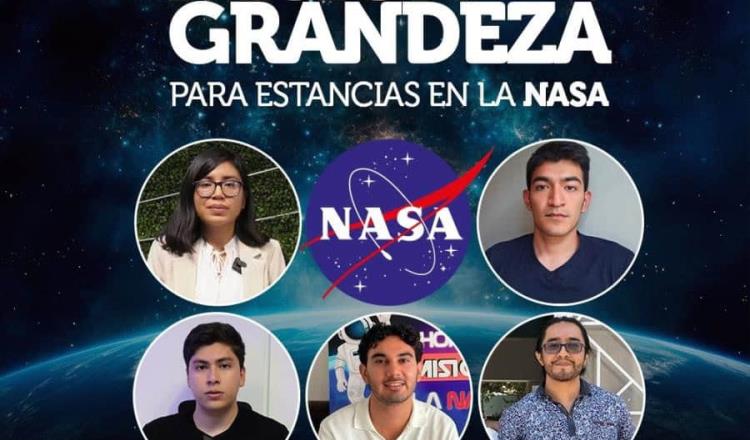 5 estudiantes mexicanos harán estancias en la NASA