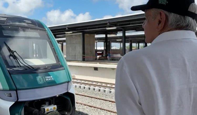 Tramos 5 sur, 6 y 7 del Tren Maya estarán antes del 15 de septiembre: AMLO