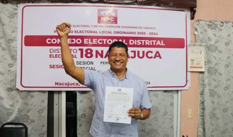 Ratifica TET constancia de mayoría de Roberto Ocaña como alcalde electo de Nacajuca