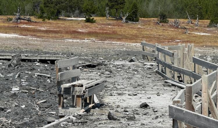 Se registra explosión hidrotermal en Parque Nacional Yellowstone, en EE.UU.