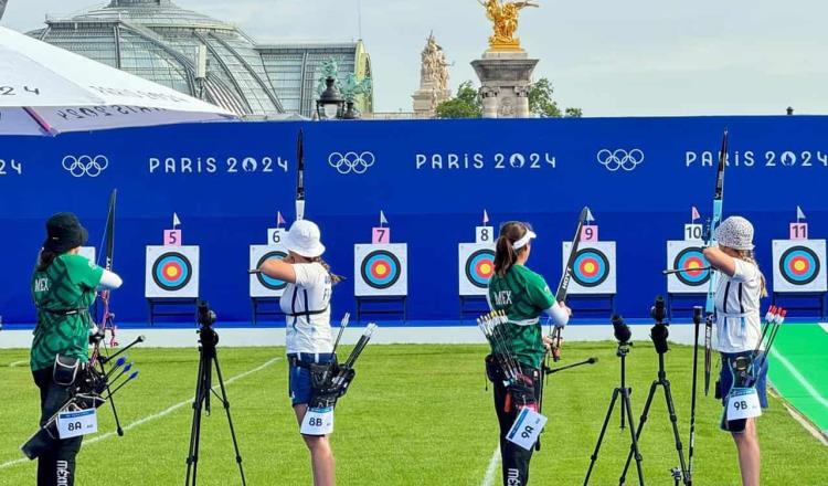 Equipo femenil de tiro con arco arranca sin problemas los Juegos Olímpicos