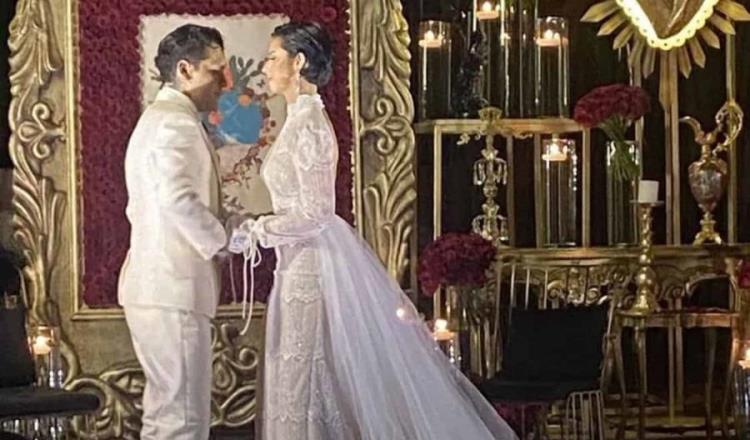 Ángela Aguilar y Christian Nodal se casan en boda privada