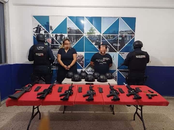 Aseguran arsenal de armas y equipo táctico en Altozano; hay 3 detenidos