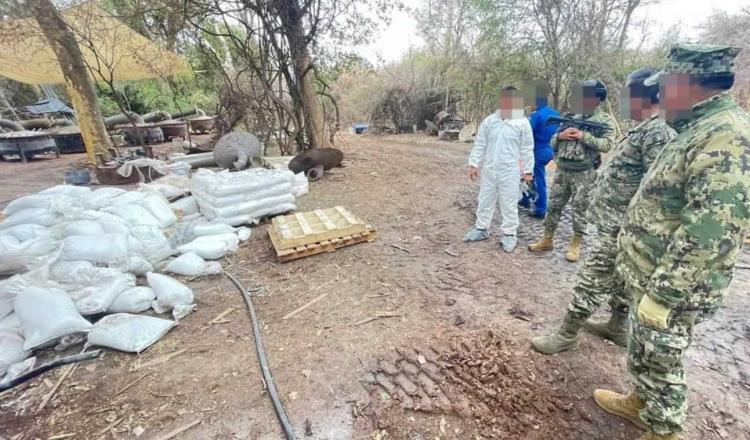 926 toneladas de droga aseguradas y 207 narcolaboratorios han sido desmantelados en Sinaloa y Durango en el último año