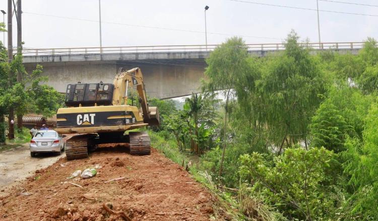 Reforzarán 360 metros de bordo en Gaviotas para evitar filtraciones del Grijalva