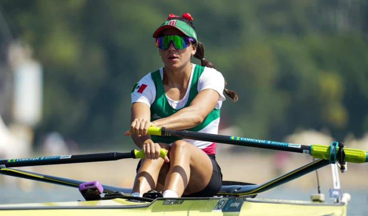 Kenia Lechuga se mete a 4tos. de final en prueba de scull en remo en JJ. OO.