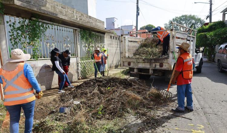 Suman a habitantes del fraccionamiento Estrellas de Buenavista a Jornadas de Limpieza en Centro