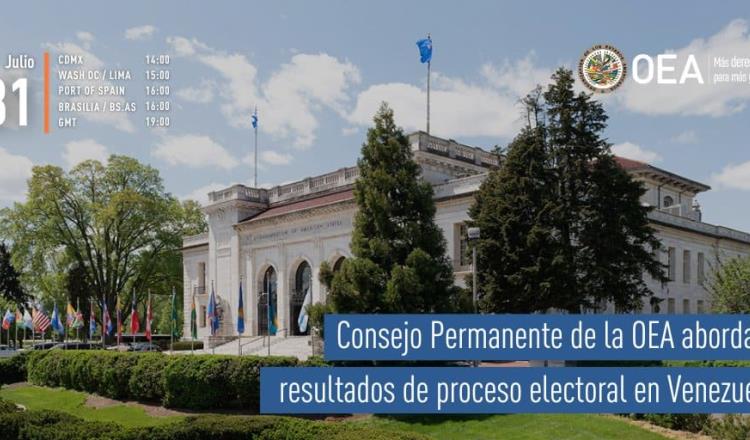 Convoca OEA a reunión para analizar resultados de elecciones en Venezuela