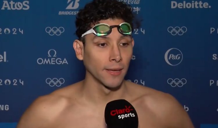 Nadador Miguel de Lara explota contra afición mexicana tras ser descalificado en prueba de 100m