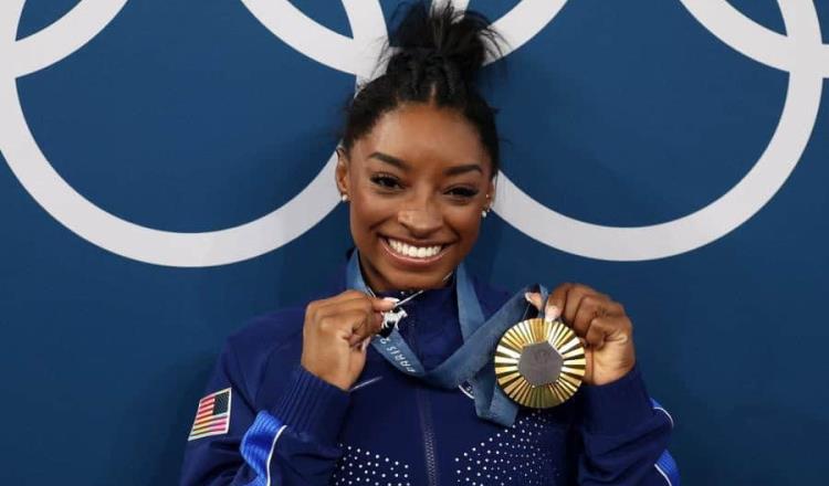 Simone Biles, oro en el all around de gimnasia artística