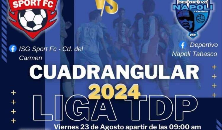 Napoli Tabasco participará en cuadrangular contra equipos de 3ra división de Campeche