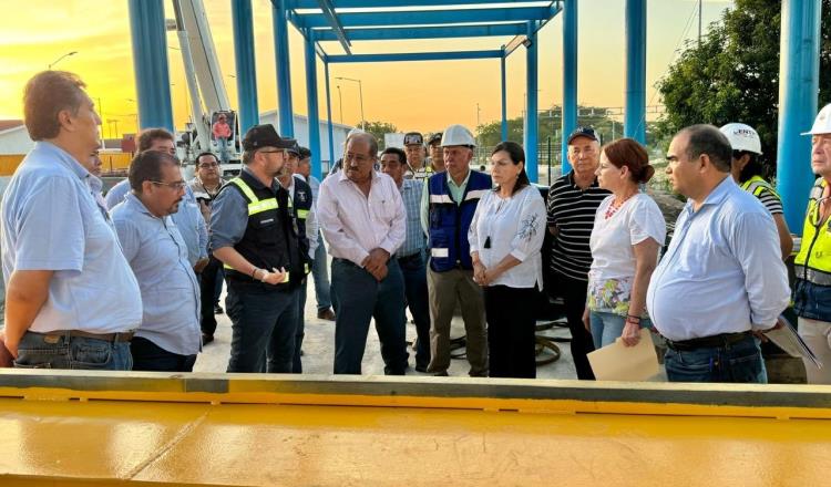 Supervisan avances de la Planta Carrizal II en Centro