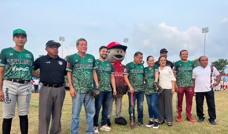 Inauguran Campeonato Nacional de Beisbol en Tabasco al ritmo de tamborileros