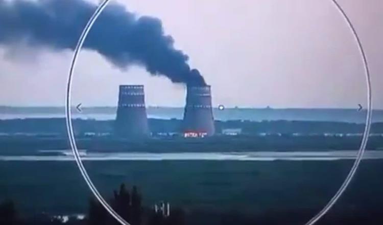 Rusia y Ucrania se acusan mutuamente tras incendio en planta nuclear