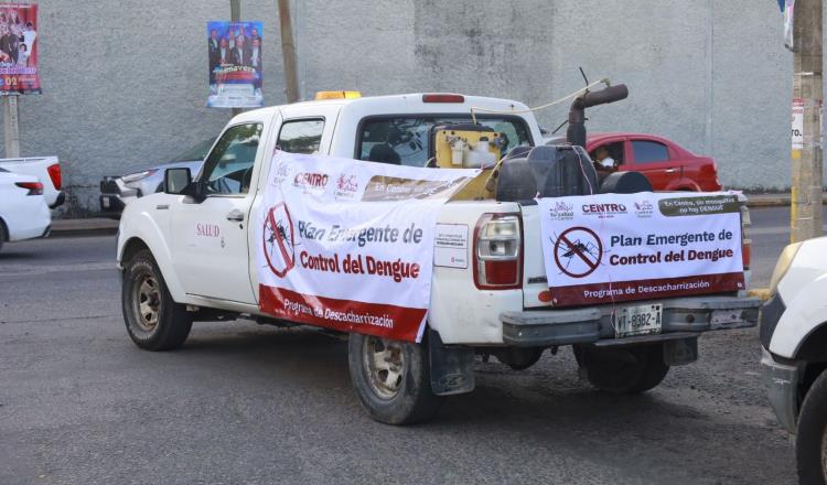 Dan banderazo a mega operativo de nebulización contra el dengue en Centro