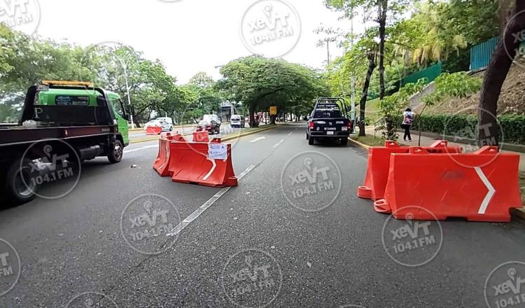 Este jueves cierran carril en Ruiz Cortines por trabajos