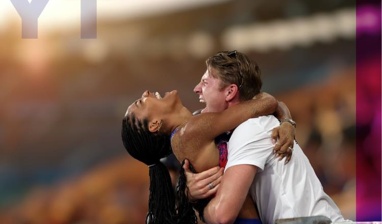 Tara Davis y Hunter Woodhall: campeones olímpica y paralímpico que enamoraron a París 2024 con su festejo