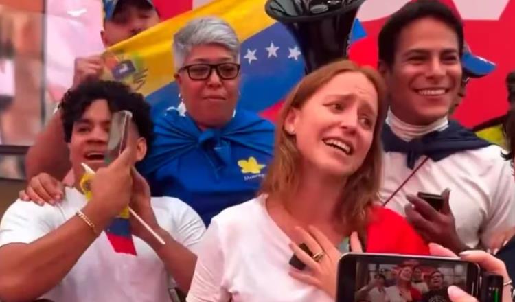 "Siento el miedo, siento la angustia", dice hija de Corina Machado en manifestación en NY