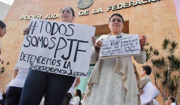 Trabajadores del Poder Judicial convocan a marcha nacional contra reforma de AMLO