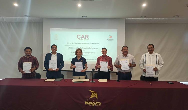 Signan Papagayo e iglesias cristianas convenio de colaboración