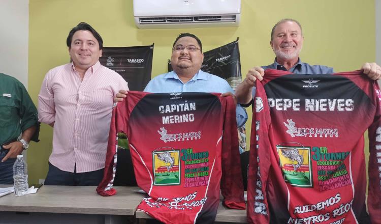 Presentan 3er Torneo Ecológico de la Pesca de Róbalo en Balancán