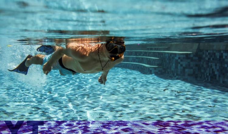 ¡Al agua! Tijuana promueve taller de buceo para personas con discapacidad