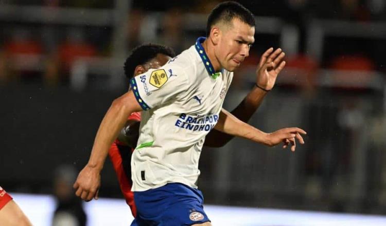 "Chucky" Lozano anota y da asistencia en la goleada del PSV ante el Almere