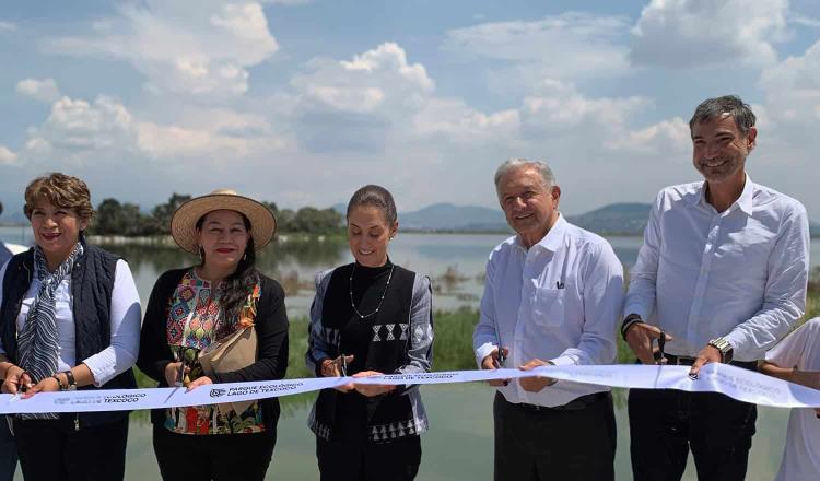 Inaugura AMLO Parque Ecológico Lago de Texcoco