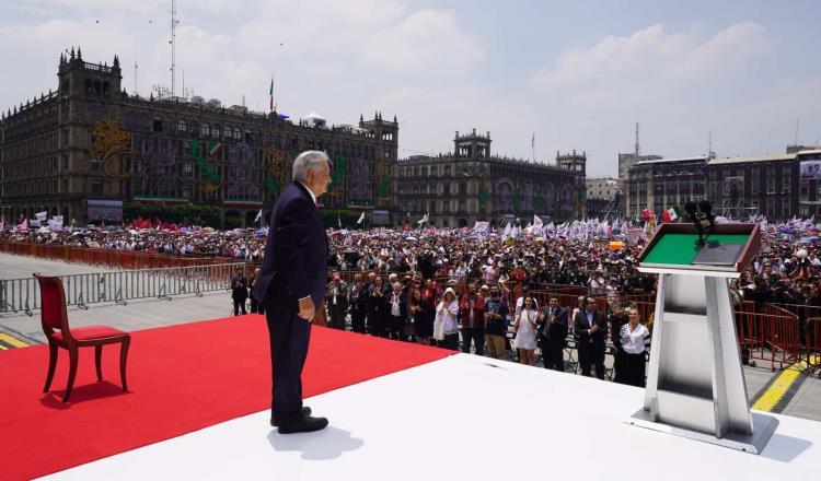 ¡A mano alzada! Obrador realiza consulta sobre Reforma Judicial en último Informe