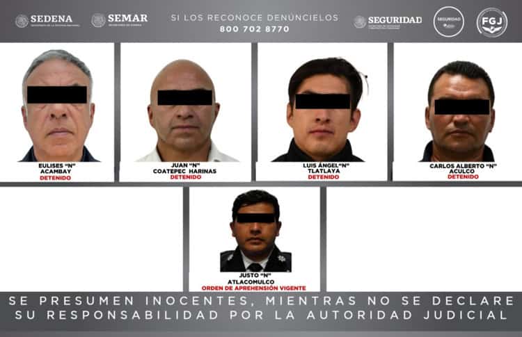 Detienen a 5 directores de Seguridad Pública de Edomex por secuestro y extorsión