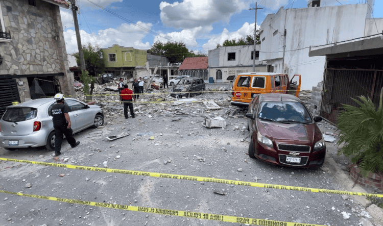 2 muertos, 11 lesionados y daños en casas y vehículos, saldo de explosión en Tamaulipas