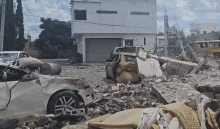 2 muertos, 11 lesionados y daños en casas y vehículos, saldo de explosión en Tamaulipas