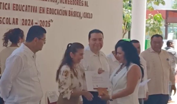 Entrega Setab reconocimientos a la práctica educativa en educación básica