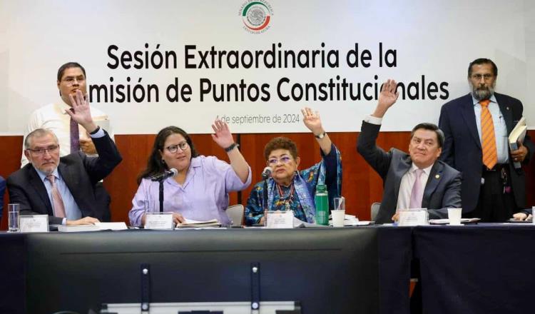 Comisiones del Senado dictaminarán reforma judicial el domingo