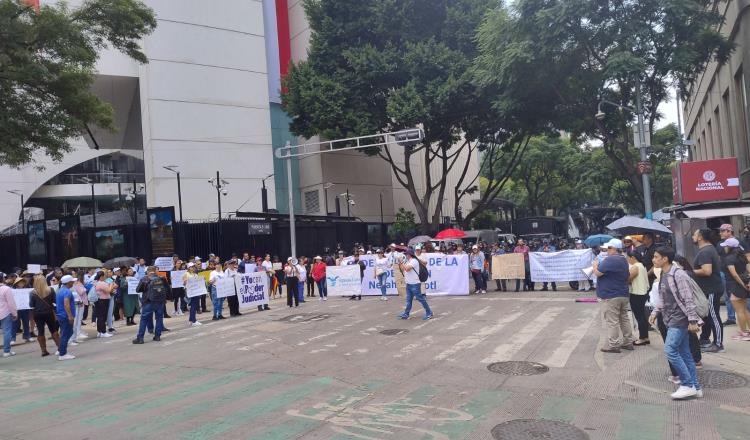 Trabajadores del Poder Judicial extienden protestas al Senado tras aprobación de reforma