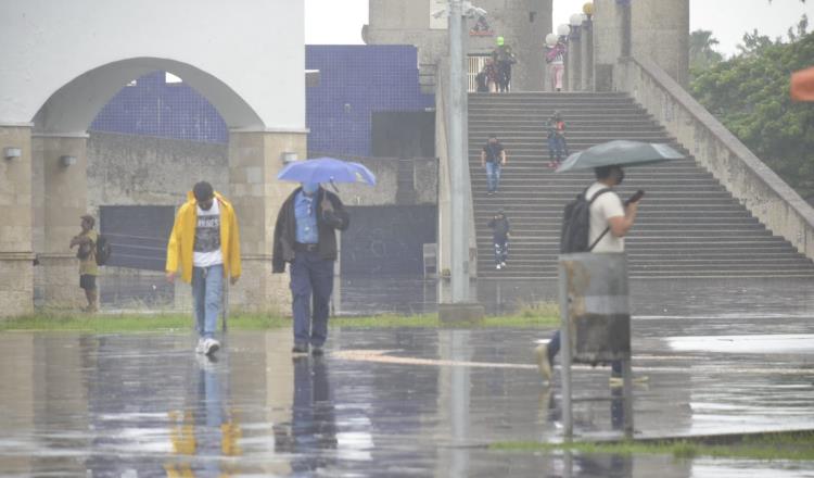 Se esperan lluvias fuertes a intensas para este domingo en Tabasco