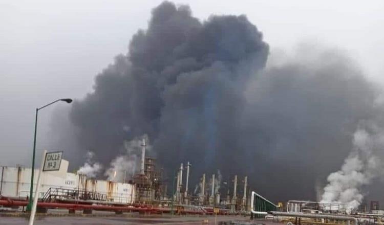 Se registra incendio en refinería de Salina Cruz, Oaxaca