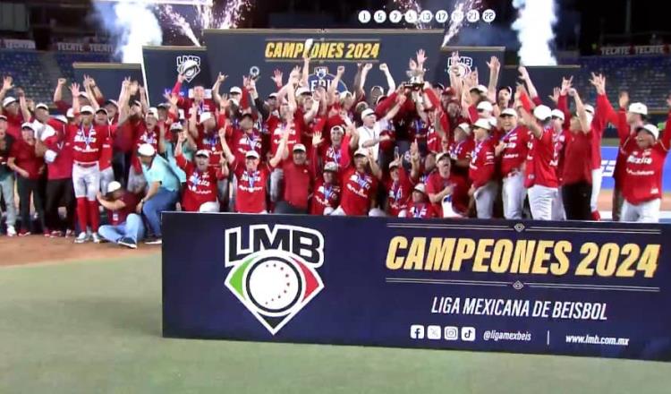 Diablos Rojos festejará este miércoles campeonato 17 de la LMB en el Harp Helú