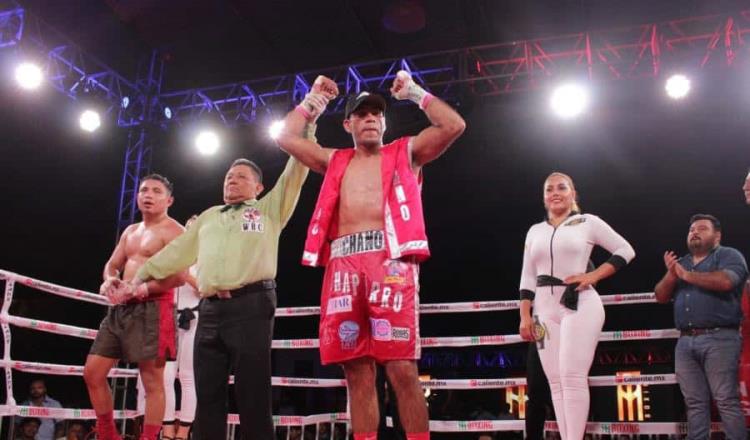 Boxeador tabasqueño Chano Chaparro, se dice motivado para su pelea del 21 de septiembre