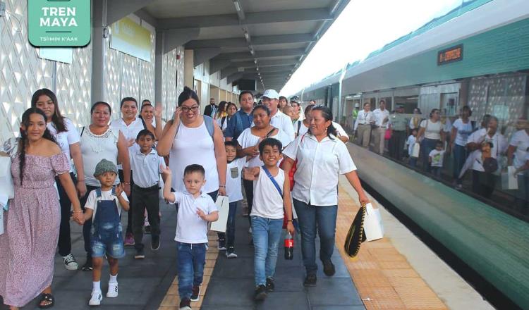 Ofrece Tren Maya viaje con "boleto de oro" a niños con cáncer